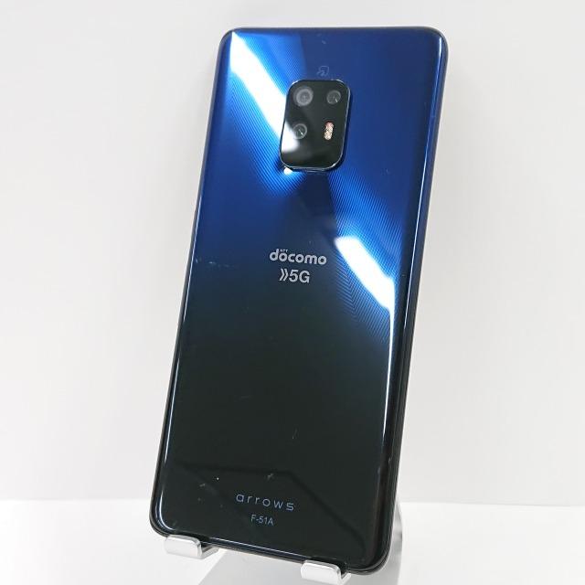 arrows 5G F-51A docomo ネイビーブラック 送料無料 即決 本体 c02609