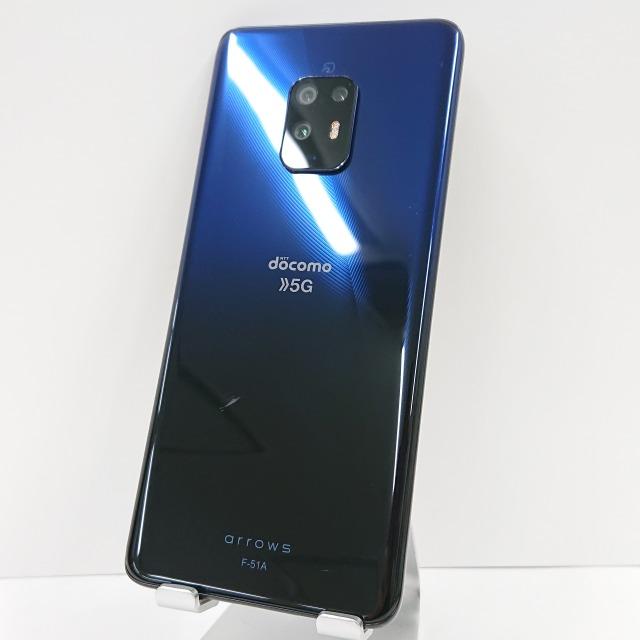 arrows 5G F-51A docomo ネイビーブラック 送料無料 即決 本体 c02612