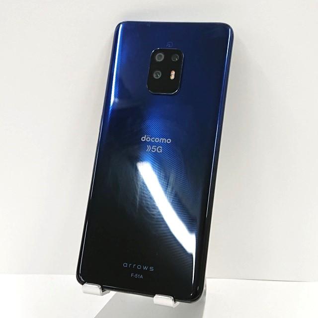 arrows 5G F-51A docomo ネイビーブラック 送料無料 即決 本体 c02663