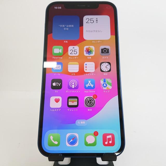 iPhone12 128GB au ブルー 送料無料 即決 本体 c03223 : アーク