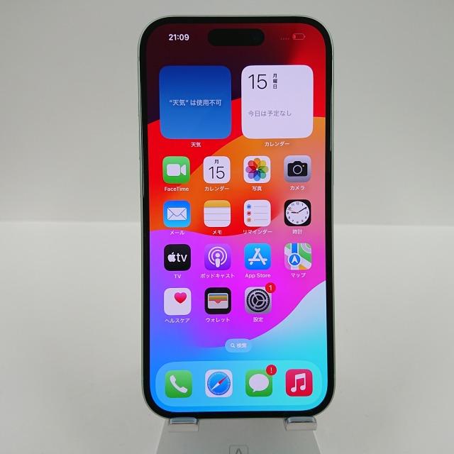 iPhone15 128GB au グリーン 送料無料 即決 本体 c04059 : アーク