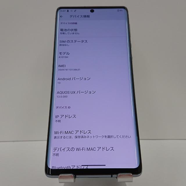 AQUOS R6 A101SH SoftBank ブラック 送料無料 即決 本体 c05101