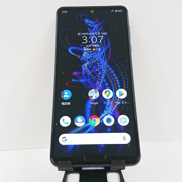 SHARP AQUOS R5G 908SH 本体 AQUOS R5G 908SH SoftBank アースブルー 送料無料 即決 本体 c06005