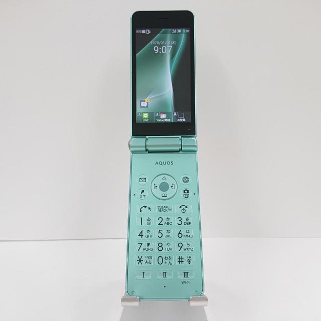 AQUOS ケータイ2 601SH SoftBank ライトグリーン 送料無料 即決 本体 c06407 : アークマーケット モバイル ...