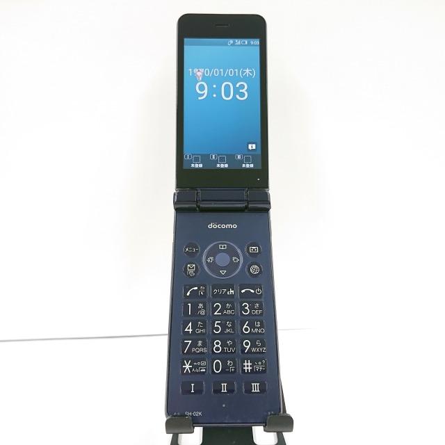 AQUOS 本体 docomo　ジャンク ジャンク品】AQUOS ケータイ SH-02K docomo ブルーブラック 送料無料