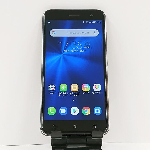 訳アリ】ZenFone 3 ASUS_Z017DA SIMフリー サファイアブラック 送料
