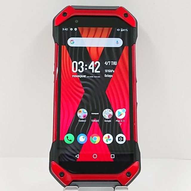 TORQUE 5G KYG01 au レッド 送料無料 即決 本体 c07795 : アーク