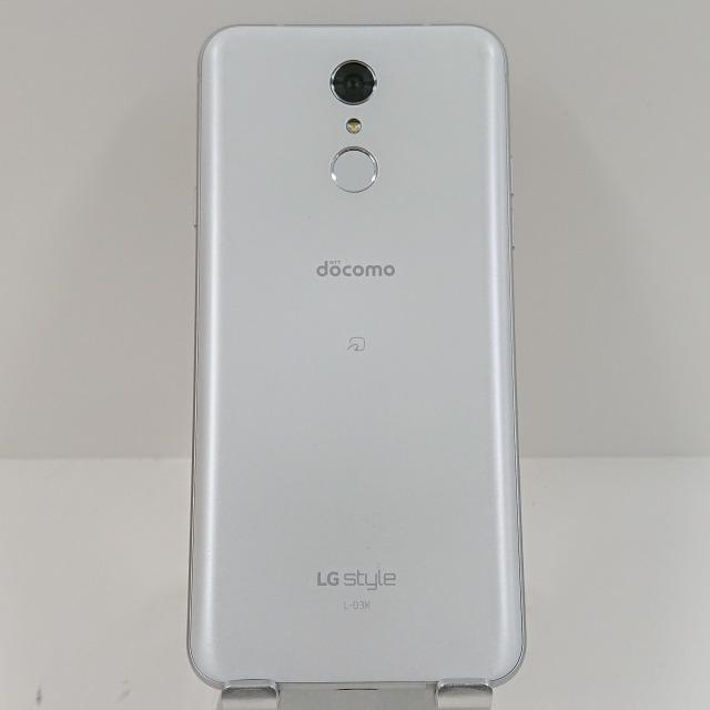 LG style L-03K ドコモ ホワイト 送料無料 即決 本体 c08010 : アーク