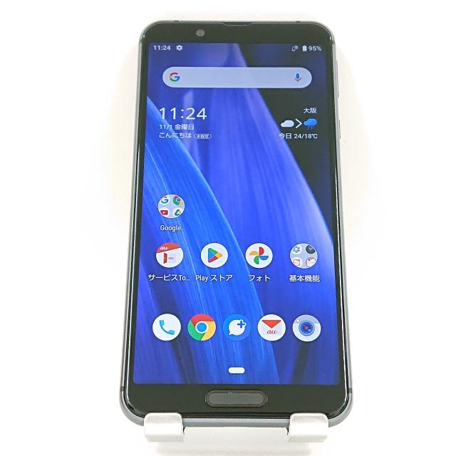 AQUOS sense3 SHV45 au ブラック 送料無料 即決 本体 c08153