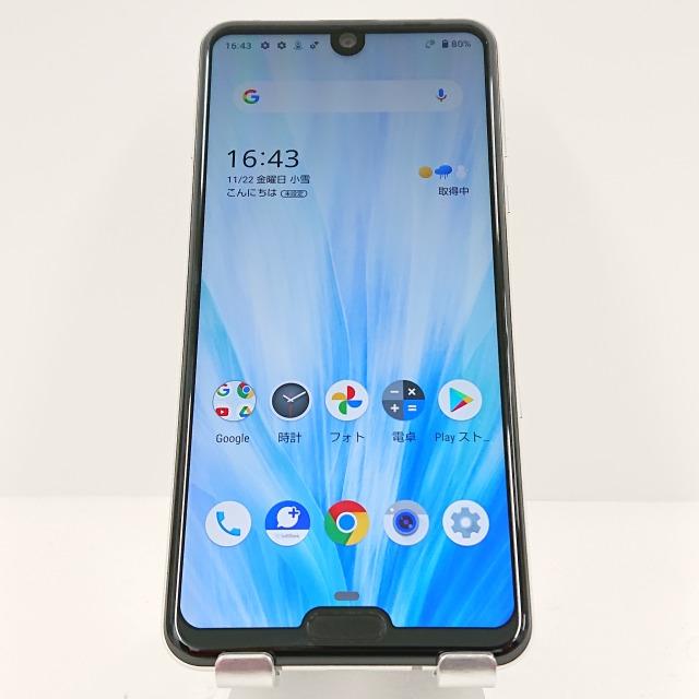 AQUOS R3 808SH SoftBank プラチナホワイト 送料無料 即決 本体 c08667