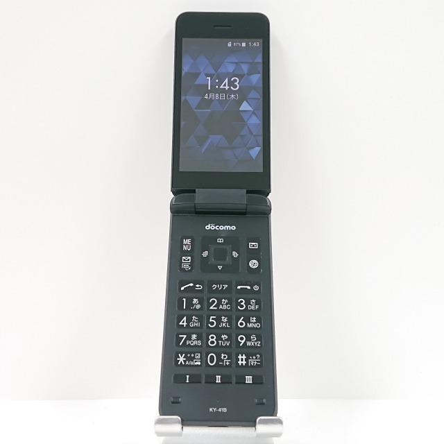 ほぼ新品！ docomo DIGNO ケータイ ベーシック KY-41B 黒 DIGNO ケータイ ベーシック KY-41B ドコモ ブラック 送料無料 即決