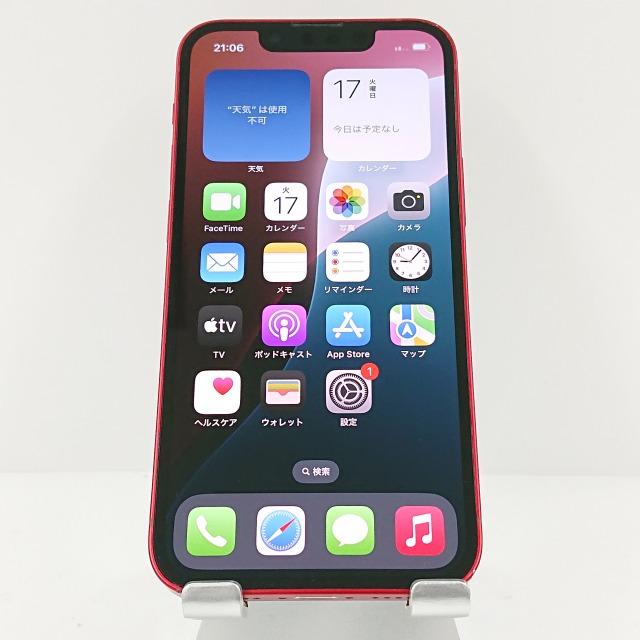 iPhone13 mini 128GB SIMフリー レッド 送料無料 即決 本体 c09180 