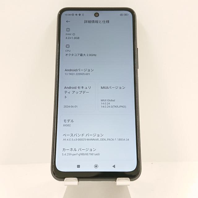 【新品未使用】xig02 グラファイトグレー 安*ん様 Xiaomi Redmi XIG02 グラファイトグレー Xiaomi Redmi Note 10