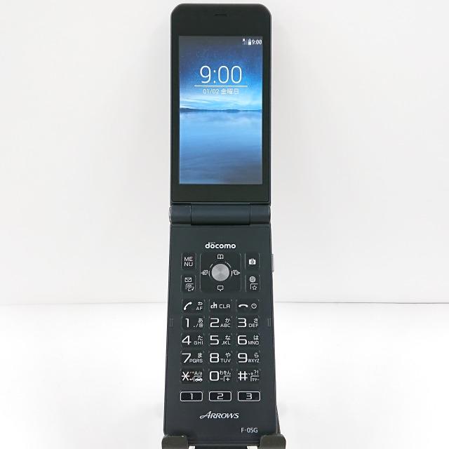 限定価格　未使用　ARROWS docomo 携帯電話　ガラケー　黒　F-05G ARROWS ケータイ F-05G ドコモ ブラック 送料無料 即決 本体 c09984
