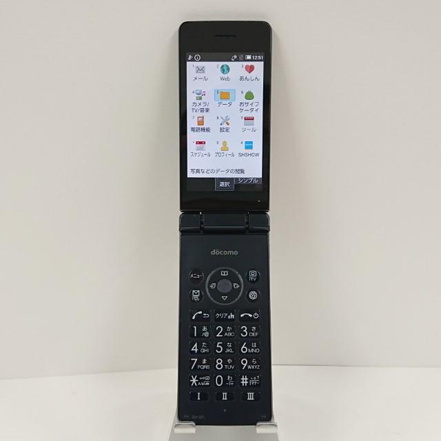 AQUOS ケータイ SH-02L ドコモ ブラック 送料無料 即決 本体 c10051