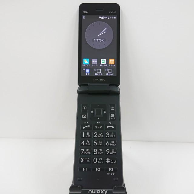 GRATINA KYF42 au ブラック 送料無料 即決 本体 c10190 : アーク