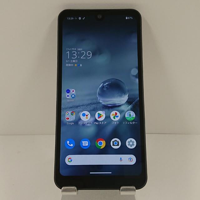 AQUOS wish SH-M20 SIMフリー チャコール 送料無料 即決 本体 c10253