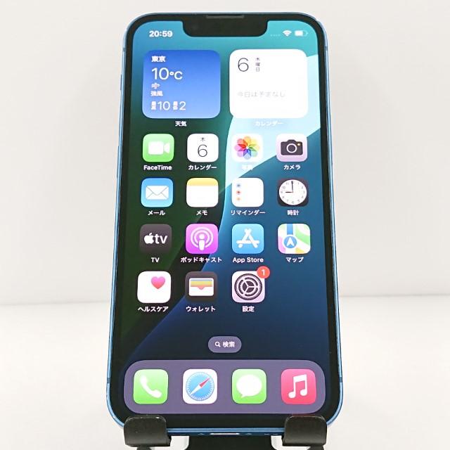 iPhone13 mini 256GB SIMフリー ブルー 送料無料 即決 本体 c10512 
