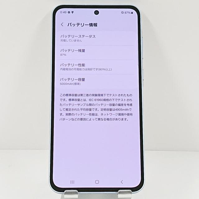 A55 5G SCG27 au オーサム アイスブルー 送料無料 即決 本体 c10536 【CJDBFN】