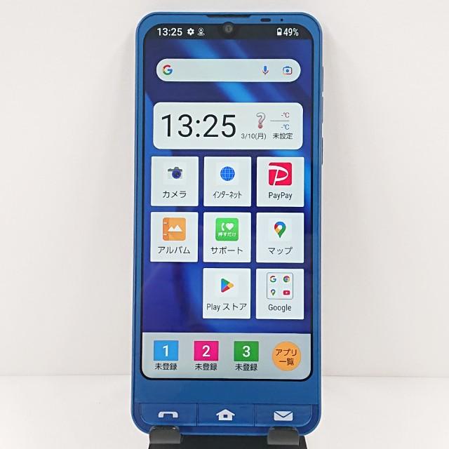 ☆ SoftBank シンプルスマホ6 A201SH インディゴブルー シンプルスマホ6 A201SH SoftBank インディゴブルー 送料無料 即決