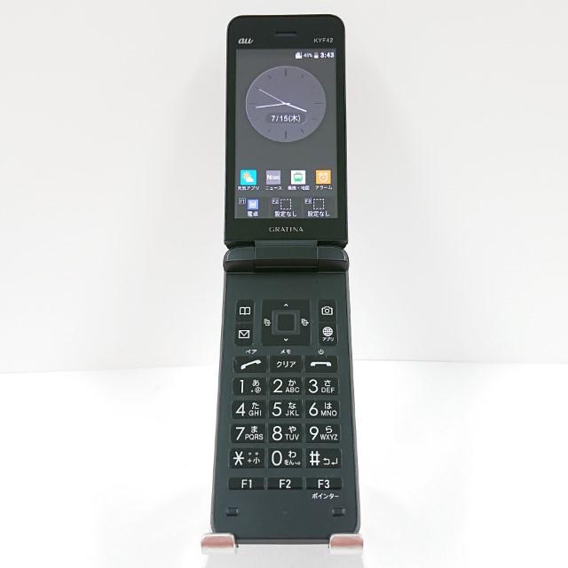 GRATINA KYF42 au ブラック 送料無料 即決 本体 c10615 : アーク
