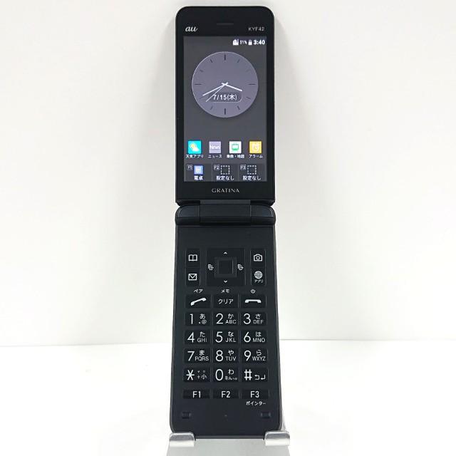 GRATINA KYF42 au ブラック 送料無料 即決 本体 c10620 : アーク