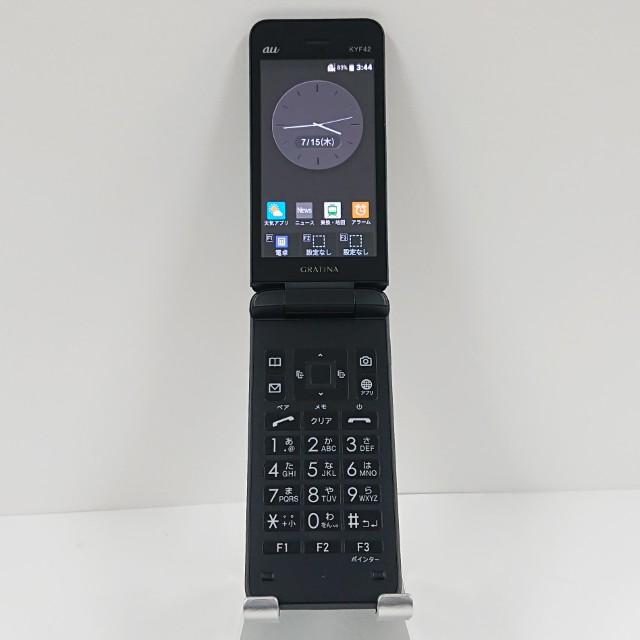 GRATINA KYF42 au ブラック 送料無料 即決 本体 c10622 : アーク