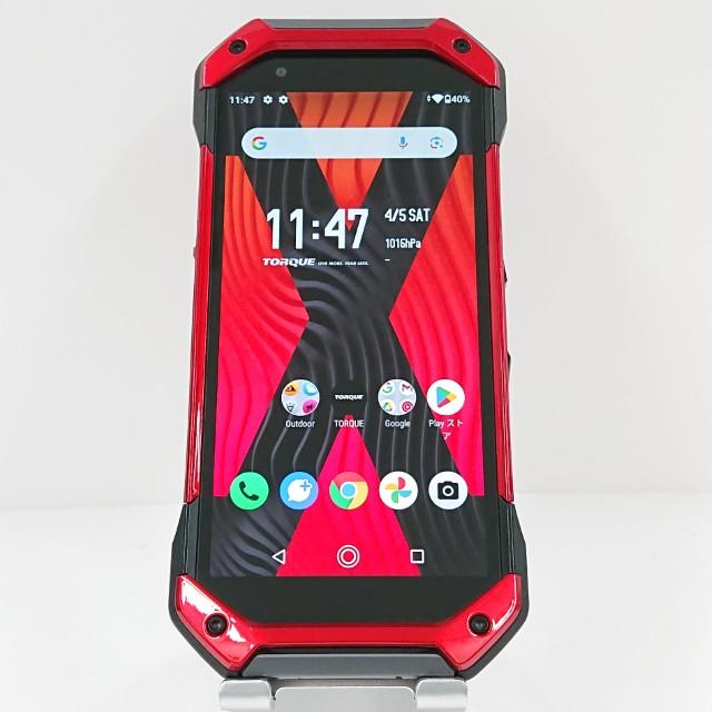 新品au TORQUE 5G KYG01 RED KYOCERA　レッド TORQUE 5G KYG01 au レッド 送料無料 即決 本体 c11218 : アーク