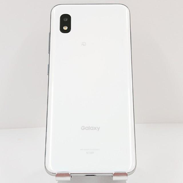美品 特殊コーティング済み Galaxy A21 au Galaxy A21 シンプル SCV49 au ホワイト 送料無料 即決 本体 c11242