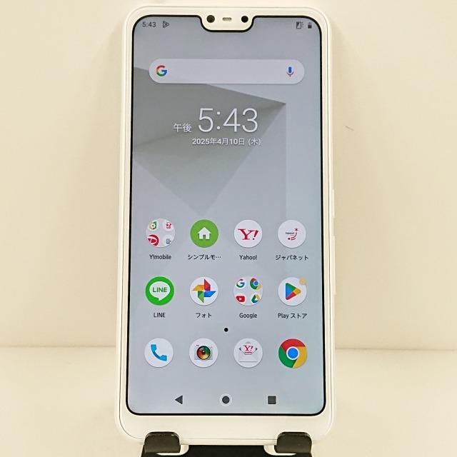 arrows J 901FJ Y!mobile ホワイト 送料無料 即決 本体 c11361