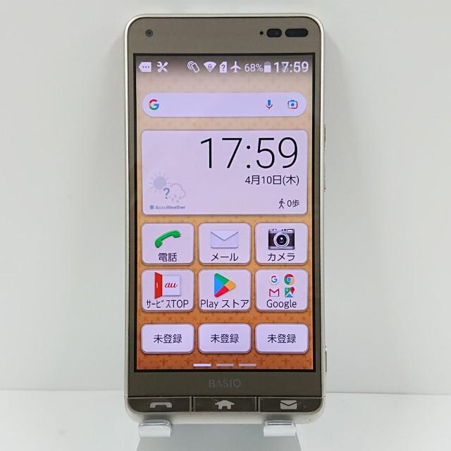 BASIO3 KYV43 au ゴールド 送料無料 即決 本体 c11382 : アーク