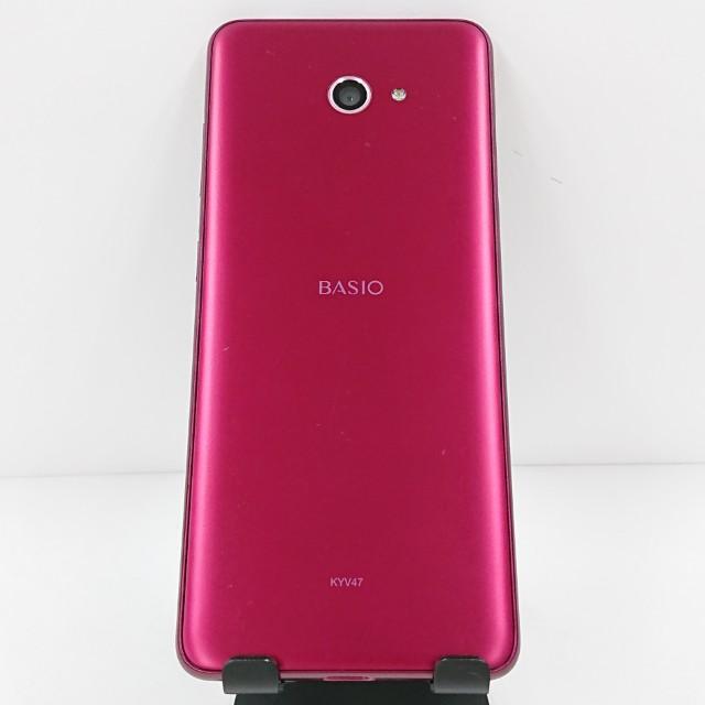 JA76 BASIO4 KYV47-u ワインレッド スマホ本体 au BASIO4 KYV47 au ワインレッド 送料無料 即決 本体 c11659 : アーク