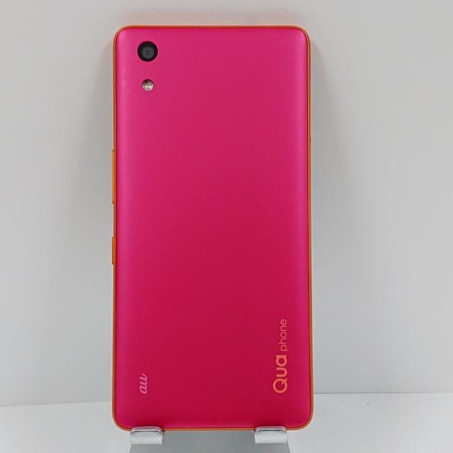 Qua phone QZ KYV44 au カシスピンク 送料無料 即決 本体 c11788