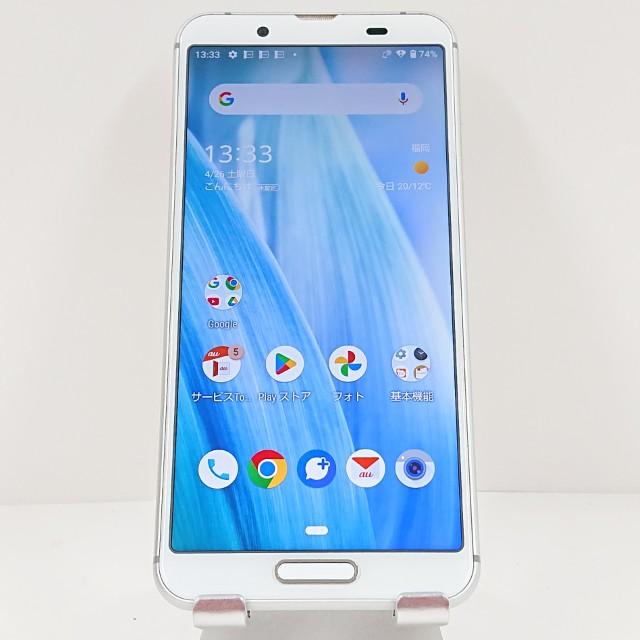 AQUOS sense3 SHV45 au シルバーホワイト 送料無料 即決 本体 c11860