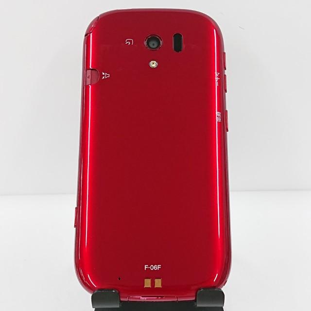 らくらくスマートフォン3 F-06F ドコモ レッド 送料無料 即決 本体