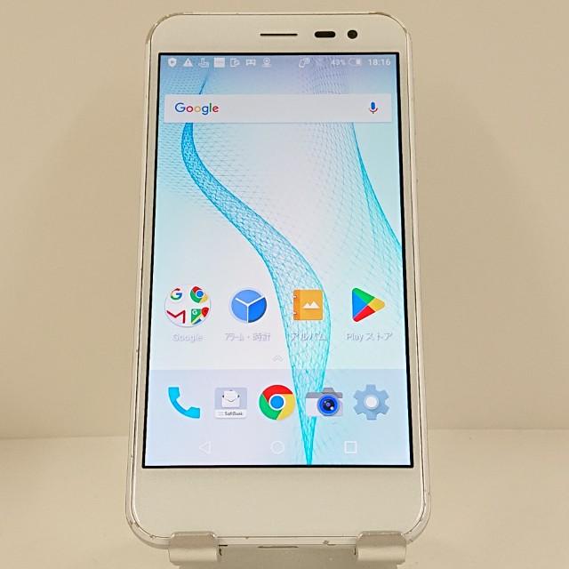 スマートフォン本体 AQUOS 606 SH AQUOS ea 606SH SoftBank ホワイト 送料無料 即決 本体 c11951