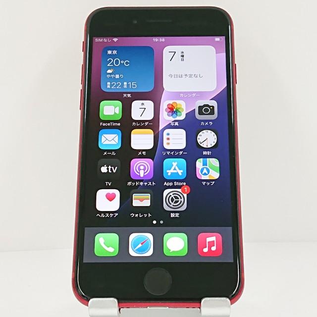 iPhoneSE 第2世代 64GB au レッド 送料無料 即決 本体 c12180
