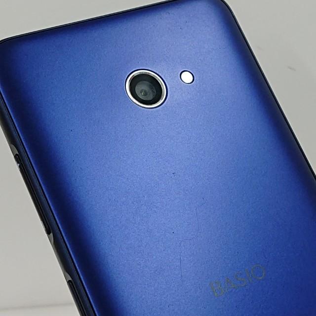 BASIO4 KYV47 au ロイヤルブルー 送料無料 即決 本体 c12257