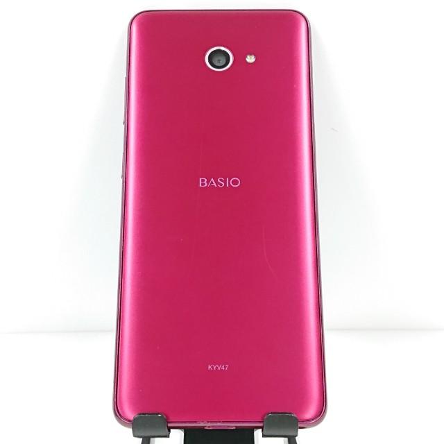 BASIO4 KYV47 au ワインレッド 送料無料 即決 本体 c12258 : アーク