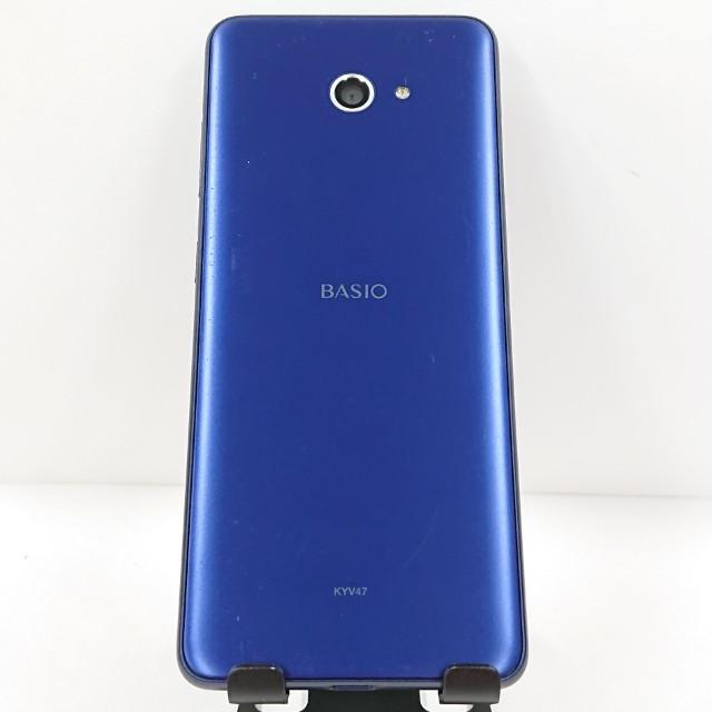BASIO4 KYV47 au ロイヤルブルー 送料無料 即決 本体 c12481 : アーク