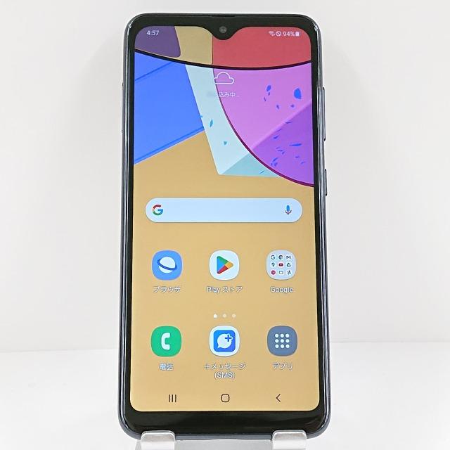 Galaxy A21 シンプル SCV49 au ブラック 送料無料 即決 本体 c12499