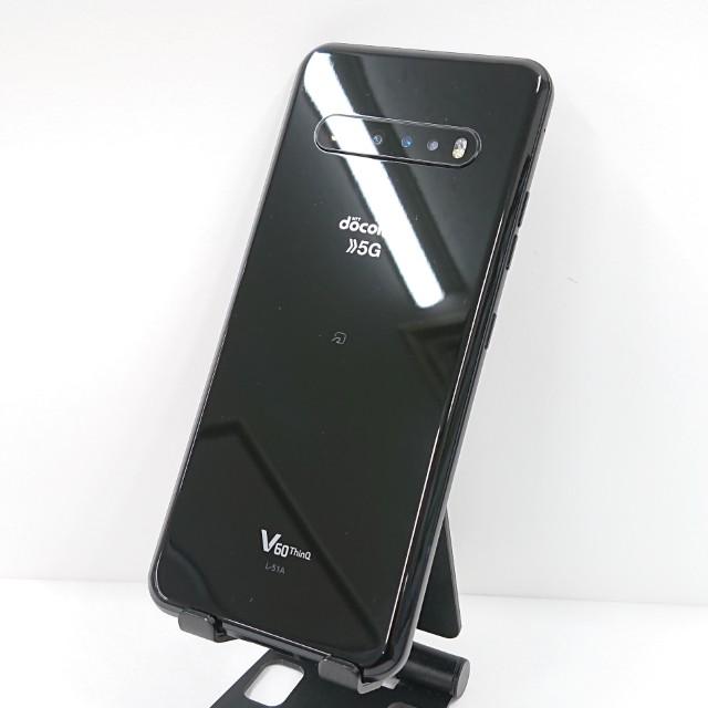 期間限定　LG V60 ThinQ 5G 　docomo ブラック LG V60 ThinQ 5G L-51A ドコモ ザ ブラック 送料無料 即決 本体 c12635