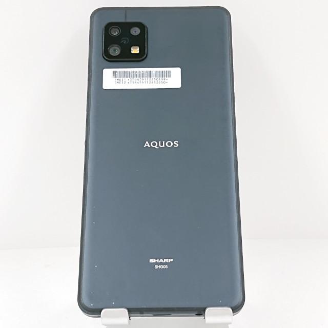 AQUOS sense6 SHG05 au ブラック 送料無料 即決 本体 c12856 : アーク