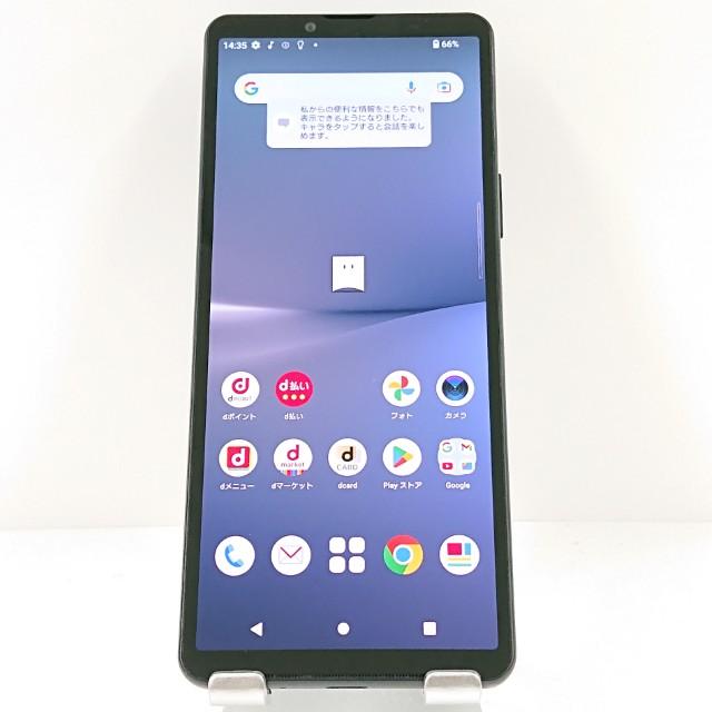 正常品Xperia 10V SO-52D docomo版 SIMフリー ブラック ムスビー｜SONY Xperia 10 V ブラック SO-52D ドコモ版SIMフリー