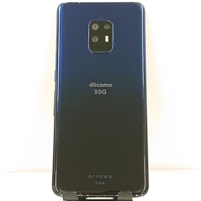 arrows 5G F-51A ドコモ ネイビーブラック 送料無料 即決 本体 c13543