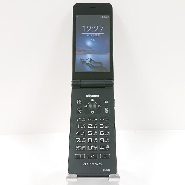 arrows ケータイ F-03L ドコモ ブラック 送料無料 即決 本体 c13612
