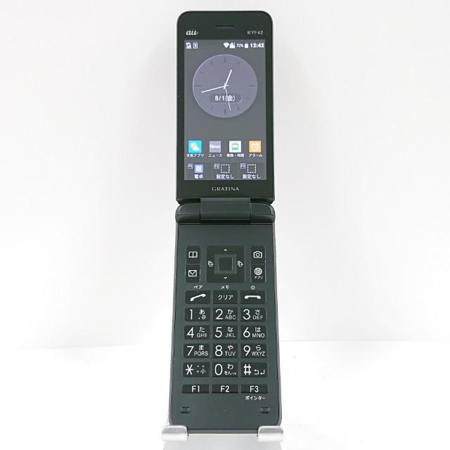 GRATINA KYF42 au ブラック 送料無料 即決 本体 c13767 : アーク