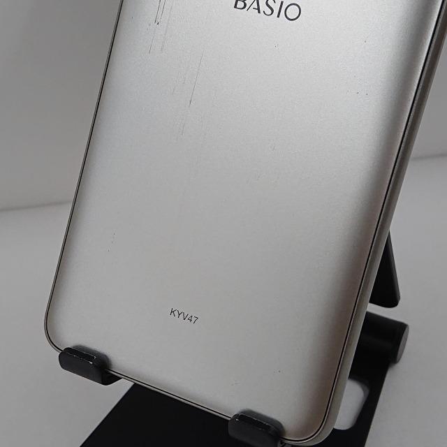 BASIO4 KYV47-j J:COM シャンパンゴールド 送料無料 即決 本体 c13815