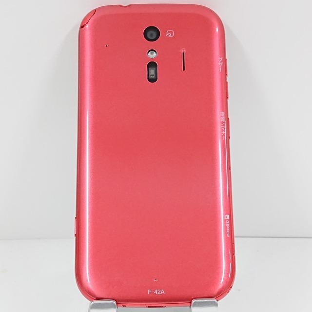 らくらくスマートフォン F-42A ドコモ ピンク 送料無料 即決 本体