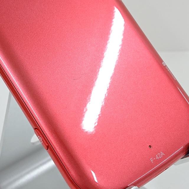 らくらくスマートフォン F-42A ドコモ ピンク 送料無料 即決 本体